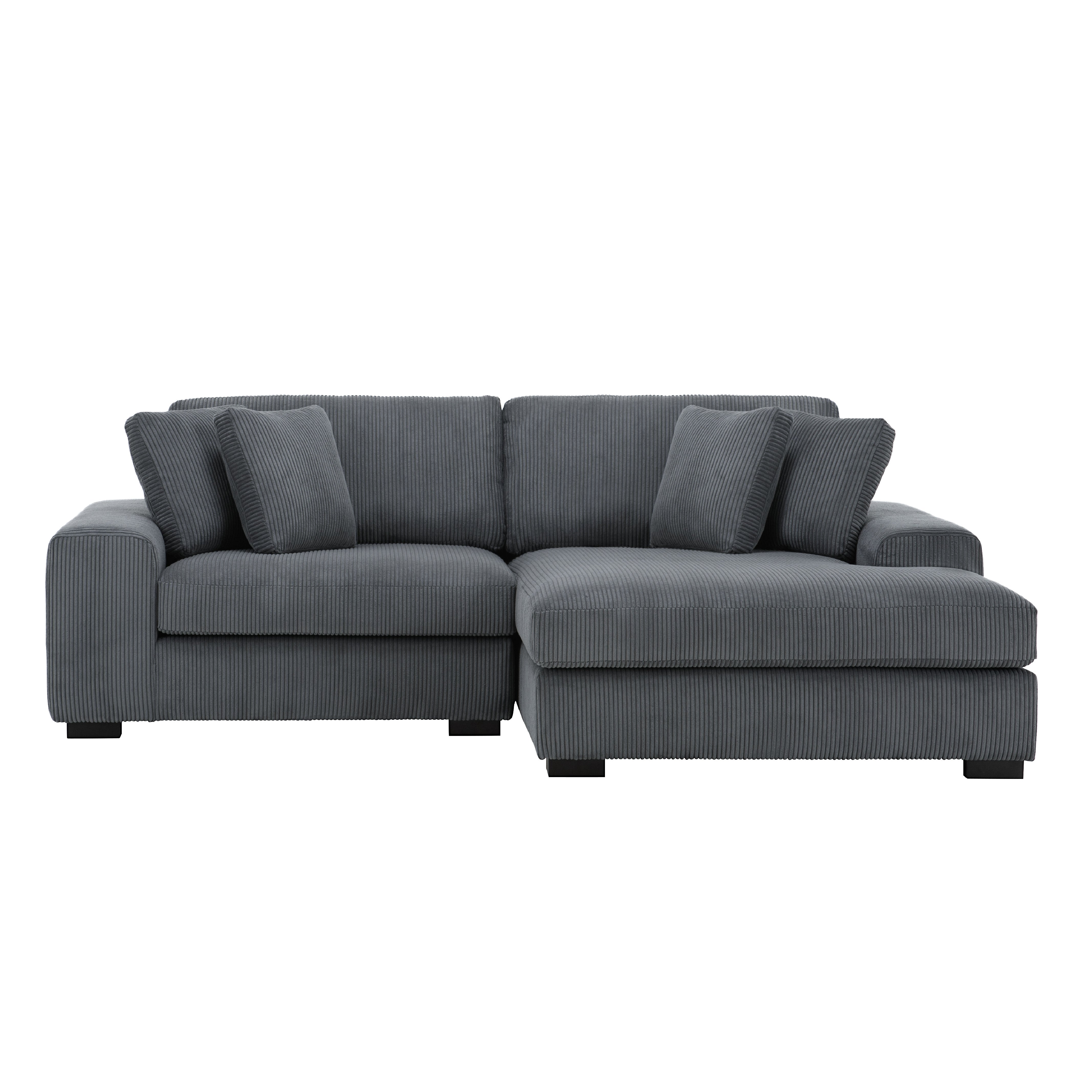 Hyper Corduroy Sectional Sofa