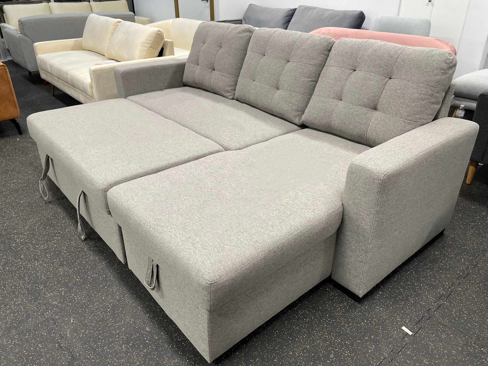 Sectional Sofa Bed with Storage